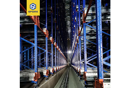 Système d'entreposage logistique EFORK pour l'industrie pharmaceutique